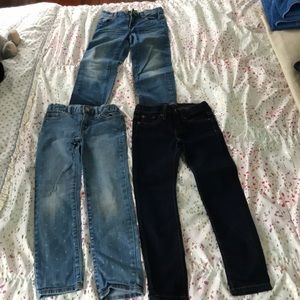 Lot of 3 little girls size 6 jeans Gap Mini Boden